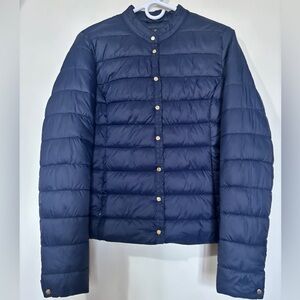 Women's Navy Puffer Jacket